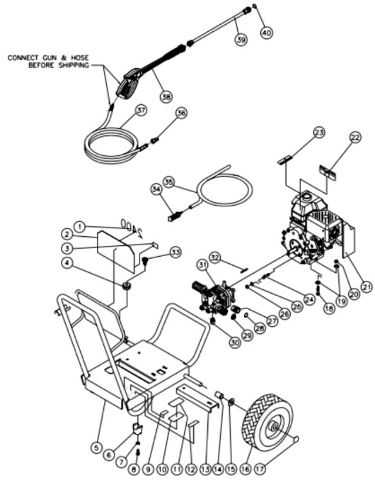 WP-2400-1MIB Parts, pump, repair kit, breakdown.